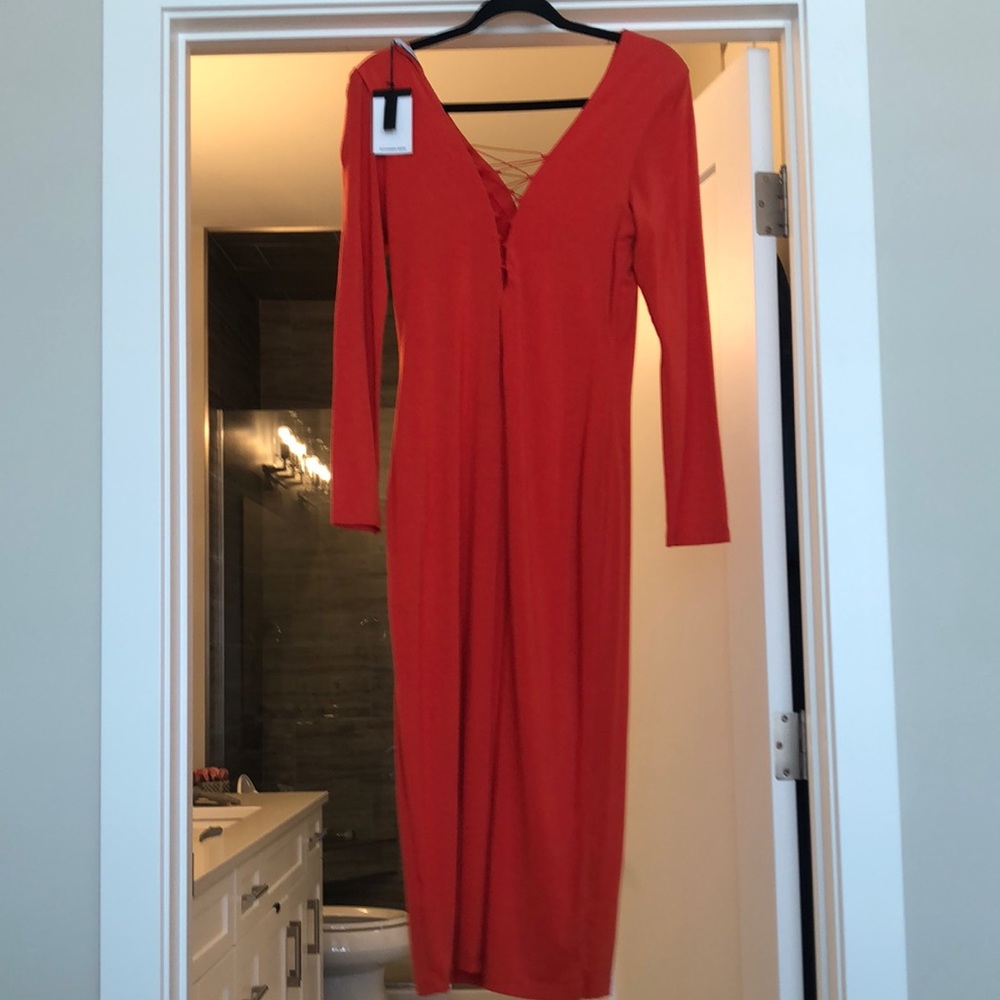 Alexander Wang Long sleeved bodycon dress